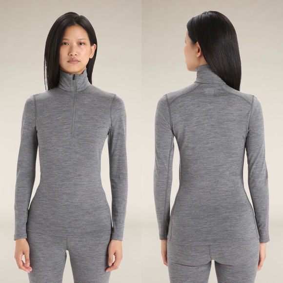 Icebreaker Tops - NWT Icebreaker Merino 200 Oasis Long Sleeve Half Zip Thermal Top